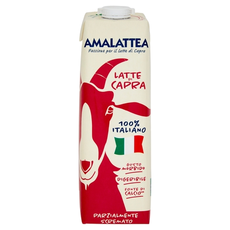 Amalattea Latte di Capra Parzialmente Scremato 1 Litro